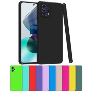 Capa Capinha Case Compatível Motorola Moto G13 / G23 Silicone Aveludada Com Proteção De Câmera (PRETO)