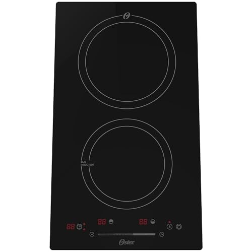 Cooktop por Indução Oster, 2 Bocas, Touch Screen 2 em 1, 127V, OTOP202