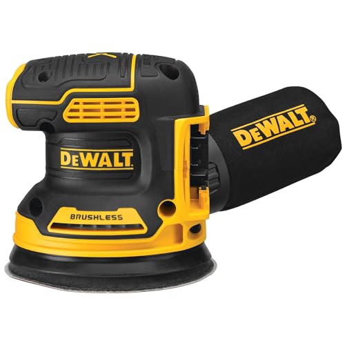 DEWALT Lixadeira Rotorbital de 5 Pol. (127mm) a Bateria 20V MAX* XR Ion-Litio 220V Sem bateria e sem carregador DCW210B