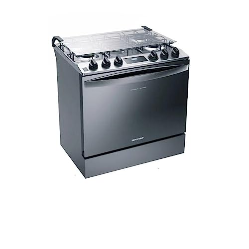 Fogão 5 Bocas de Embutir Brastemp Bys5pcr Cor Inox Bivolt