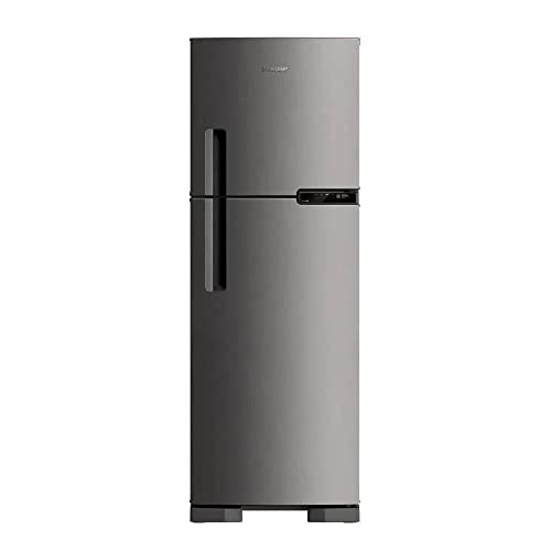 Geladeira Frost Free Brastemp Duplex 375L Cor Inox BRM44HK 127V