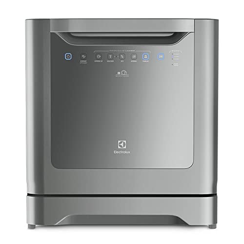 Lava-Louças Electrolux 8 Serviços Inox Compacta com Programa Eco (LE08S) - 127V