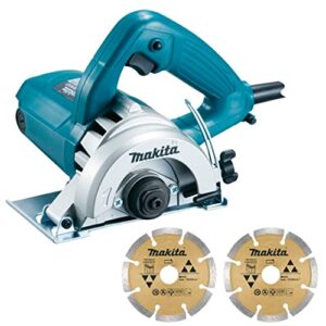 MAKITA SERRA MARMORE 110MM (4.3/8 POL) 1300W 220V COM 2 DISCOS 4100NH3ZX2