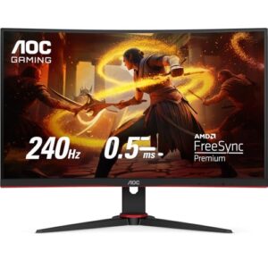 Monitor Gamer AOC LEGEND 27 240Hz 0,5ms, Preta/Vermelho, MEDIO, C27G2ZE