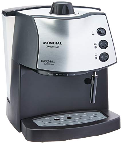 Máquina de Café Espresso Coffee Cream, Mondial, Preto/Inox, 800W, 110V - C-08