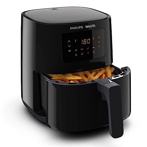 Philips Walita RI9252/91 Série 3000 - Fritadeira Airfryer Digital, 4.1L de capacidade, 127V, 1400W, Preta