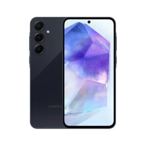 Samsung Galaxy A55 5G, Câmera Tripla Traseira de até 50MP, Selfie de 32MP, Nightography, Apagador de objetos, Design em metal e vidro, IP67, Super AMOLED 6.6" 120Hz Vision Booster, 256GB - Azul Escuro