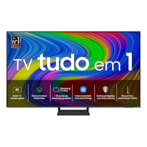 Samsung Smart TV 65" QLED 4K 65Q65D - Tecnologia de Pontos Quânticos, Design AirSlim