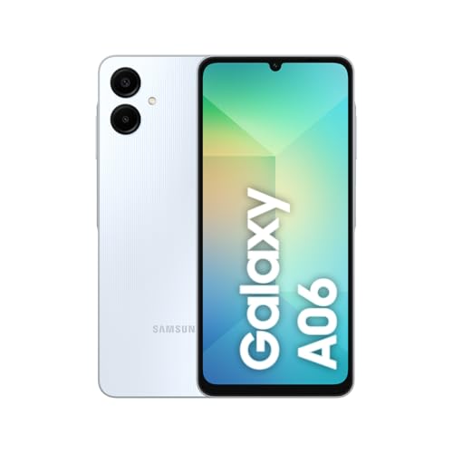 Smartphone Samsung Galaxy A06 128GB, 4GB RAM, Processador Octa-Core, Bateria de 5000mAh, Tela Infinita de 6.7", Câmera Traseira Dupla, Dual Chip - Branco