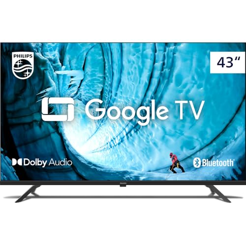 Smart TV Philips 43" Full HD 43PFG6909/78, Google TV, Comando de Voz, HDR