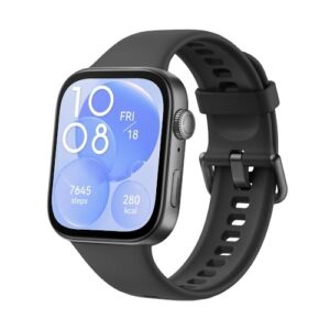 SmartWatch, HUAWEI WATCH Fit 3,Monitoramento Completo de Exercícios,Gerenciamento Abrangente da Saúde,Até 10 dias de bateria,Sistema GPS integrado,Compatível com iOS e Android (Preto)