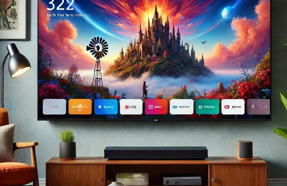 Monitor LG MyView Smart - Tela IPS de 32”, FHD, WebOS, ThinQ Home, Air Play 2, Screen Share, Bluetooth