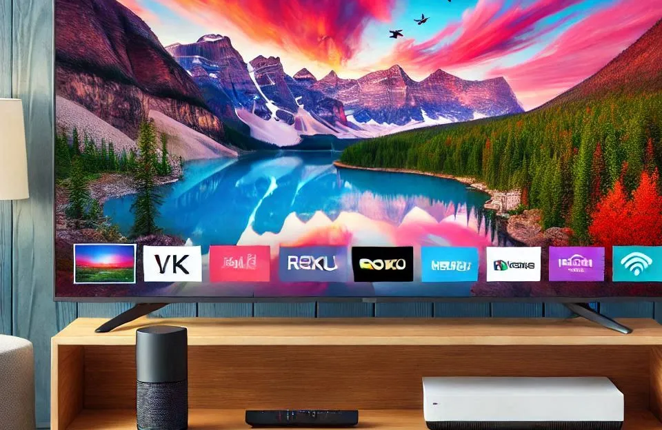 Smart TV LED 50" 4K UHD Semp RK8600 - Roku, Alexa, Wifi