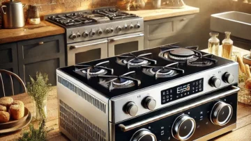 Fogão Electrolux 5 Bocas Experience com Mesa de Vidro e VaporBake