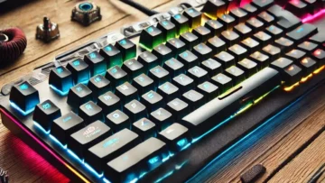 Teclado Mecânico Gamer Logitech G915 TKL com RGB LIGHTSYNC e Design Ultrafino