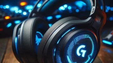 Headset Gamer Logitech G PRO X 7.1 Dolby Surround com Blue VO!CE