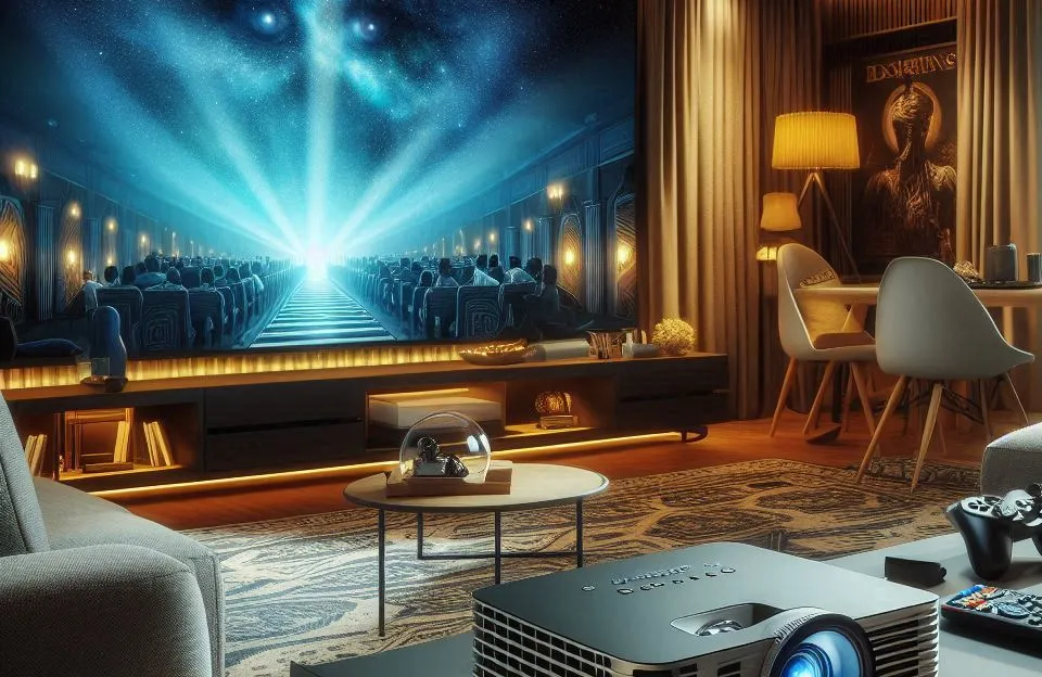 Projetor de Led F30-II, Full HD Nativo, Cinema em Casa