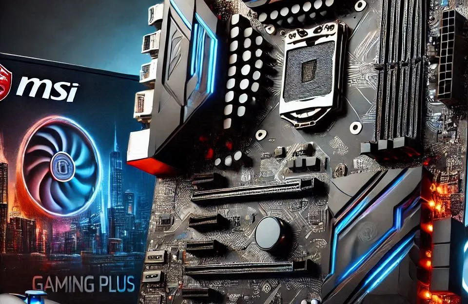 Placa Mãe MSI MPG B550 Gaming Plus Socket AM4 ATX DDR4-SDRAM: Desempenho e Conectividade para Gamers