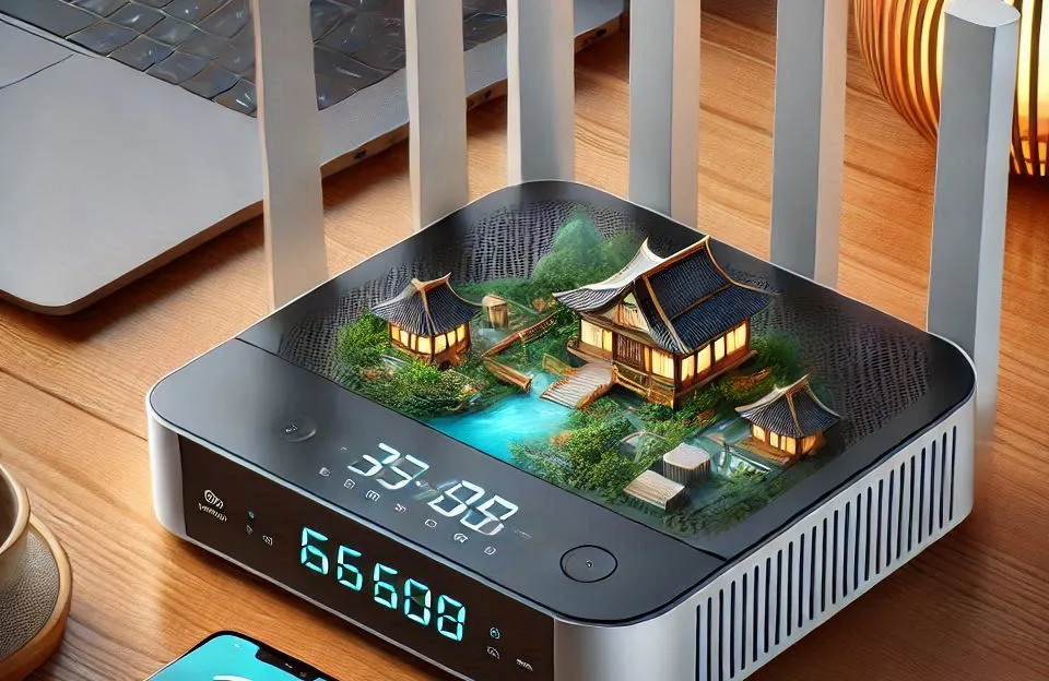 Roteador Xiaomi AX6000 AIoT: WiFi 6, 6000Mbps, 512MB, Mesh