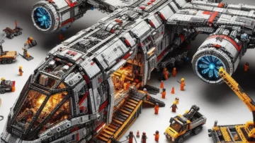 LEGO Set Technic 42181 Nave Espacial de Carga Pesada VTOL LT81 – 1365 Peças