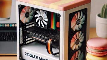 Gabinete Cooler Master Qube 500 Flatpack Macaron Edition