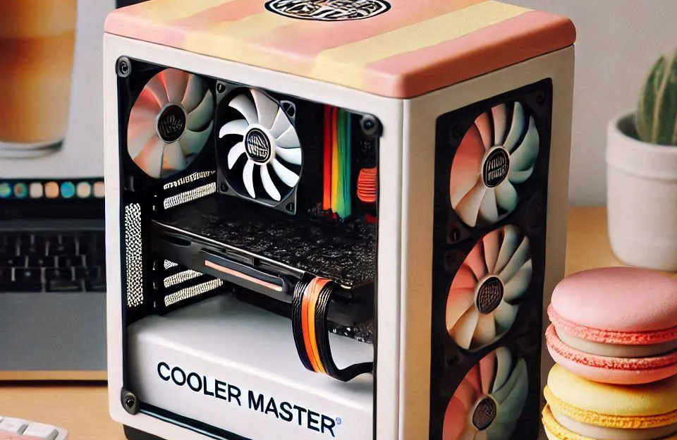 Gabinete Cooler Master Qube 500 Flatpack Macaron Edition