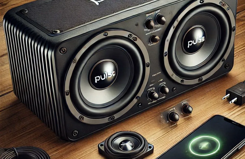 PulseBox 2x Woofers 6.5 Polegadas 600W Pulse - SP504: Som Potente e Conectividade Completa
