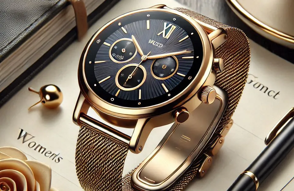 Smartwatch Feminino Connect Dourado - TMAXAH/7D: Design Elegante e Funcionalidade Completa