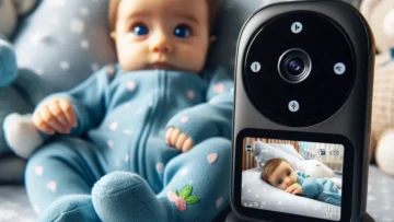 TakTark Babá Eletrônica 5" HD com Segurança Wi-Fi, Áudio Bidirecional e Visão Noturna