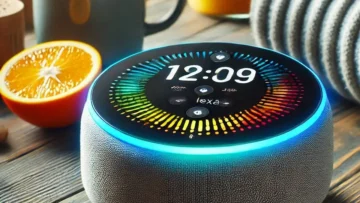 Novo Echo Spot com Alexa: Despertador Inteligente com Som Vibrante