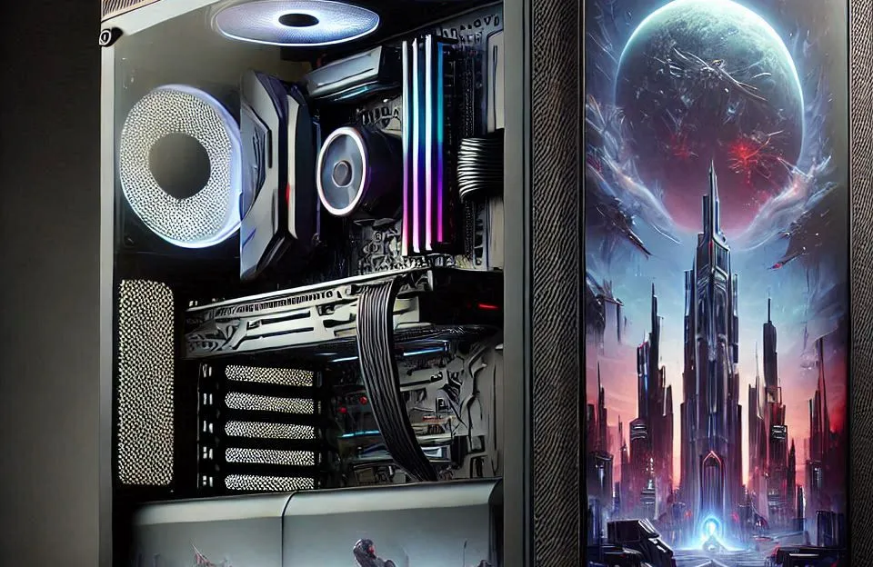Gabinete Gamer Mancer CV500: Mid Tower com Lateral de Vidro