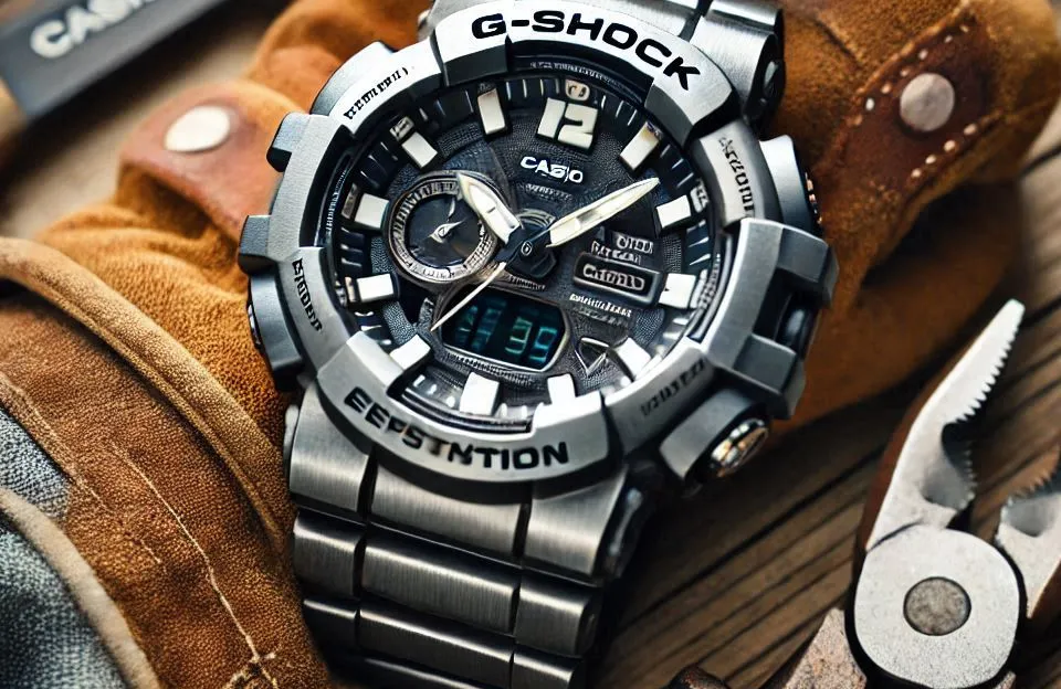 Relógio Masculino Casio G-Shock Anadigi GA-100-1A1DR - Resistente e Funcional