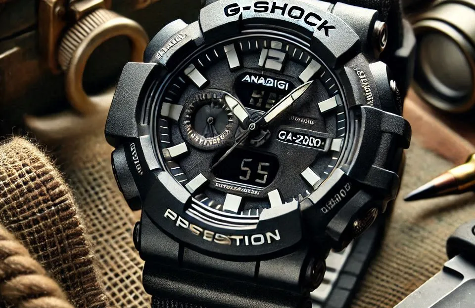 Relógio De Pulso Anadigi GA-2100-1ADR - G-Shock Preto: Resistente e Elegante