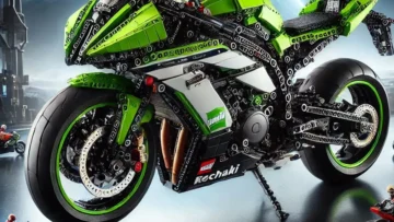 LEGO Set Technic 42170 Motocicleta Kawasaki Ninja H2R 643 peças