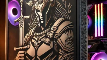 COUGAR GAMING Duoface RGB PC Capa Preta: Elegância e Performance