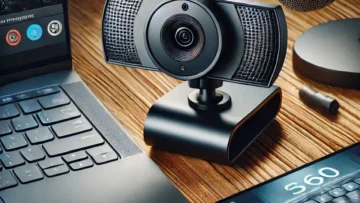Webcam 4K EMEET S600 com microfone, foco automático e privacidade