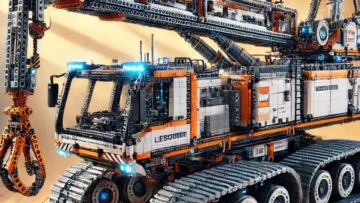 LEGO Set Technic 42146 Guindaste de Lagartas Liebherr LR 13000