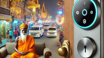 Fechadura Smart de Sobrepor Compatível com Alexa IFR 1001 Intelbras