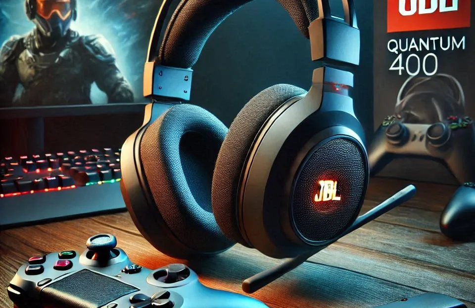 JBL Headset Gamer Quantum 400 - Som Imersivo e Conforto