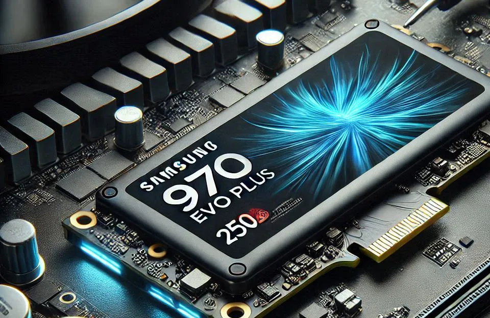 SSD Samsung 970 EVO Plus NVMe M.2, 250 GB: Desempenho e Velocidade Incríveis