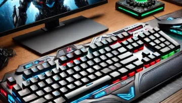 Teclado Gamer Mecânico Sem Fio RGB Attack Shark K86 com Tela Multimídia