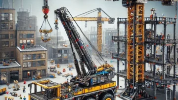 LEGO® Technic Movimentação de Materiais: Kit de Construção de Guindaste (835 Peças)