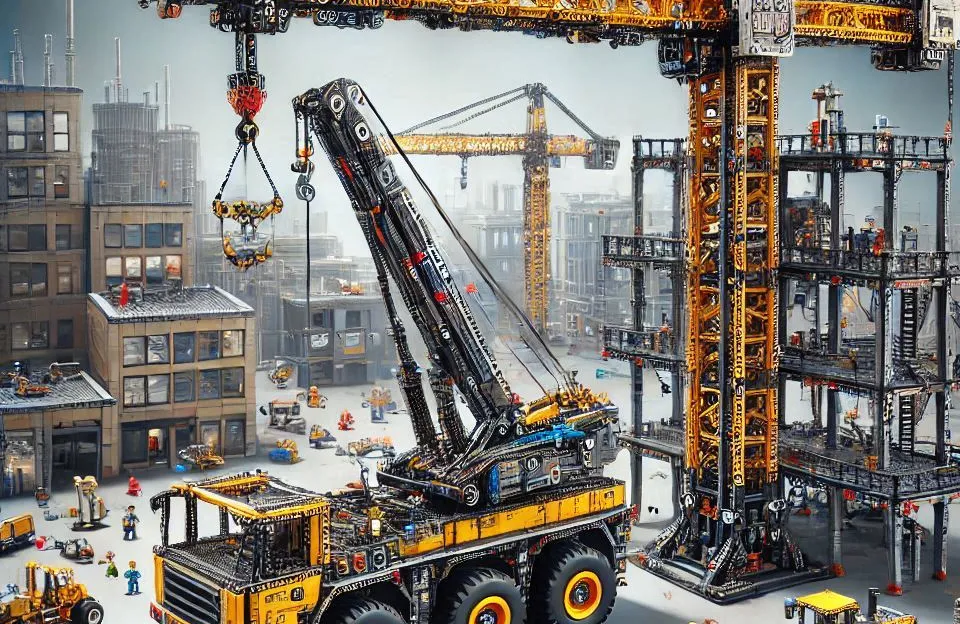 LEGO® Technic Movimentação de Materiais: Kit de Construção de Guindaste (835 Peças)