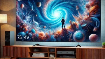 Samsung Smart TV 75 polegadas QLED 4K 75Q70D – Tecnologia, Processador AI e Design AirSlim