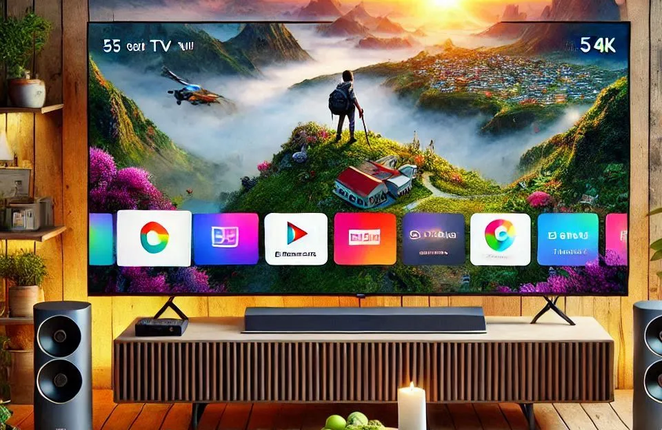 Smart TV 55" 4K Philips THE ONE: Google TV, Ambilight e mais