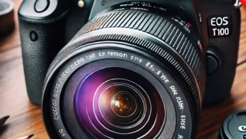 Canon Câmera Digital EOS Rebel T100 EF-S 18-55mm f/3.5-5.6 III: Compacta e Poderosa