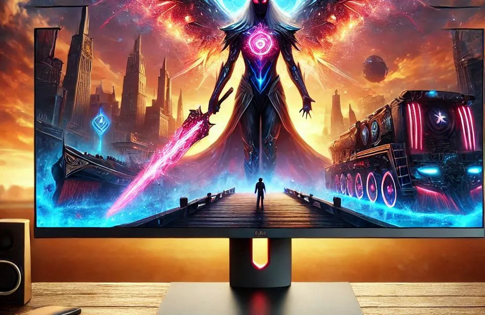 Monitor UHD FYHXele 28 Polegadas: 4K, 1ms, 144Hz e FreeSync