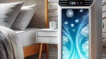 Ar-condicionado Portátil 10000 BTUs Eos Ultra Slim EAP10F 110V: Resfria e Ventila com Silêncio