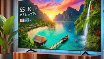 Smart TV 4K 55" LG UHD 55UT8050: Processador α5 Ger7 AI, Alexa e Chromecast Integrados