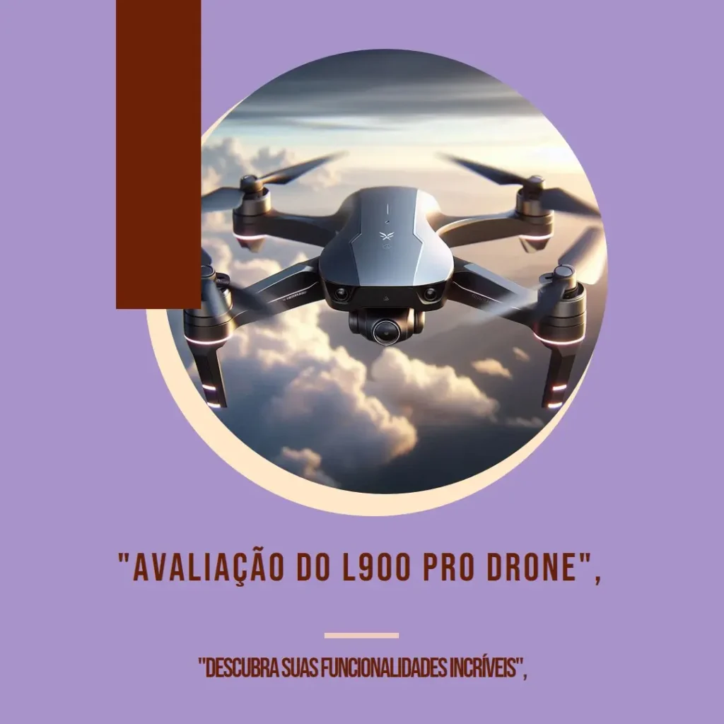 L900 Pro GPS 4K Profissional 5G Wifi FPV Drone: Desempenho e Tecnologia em um Só Produto